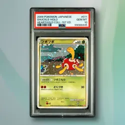 Shuckle - PSA 10 - HeartGold Collection L1 011/070 1st Ed SWIRL Pokemon Card - Image 1