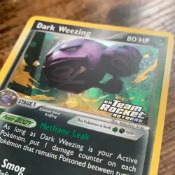 Dark Weezing 42/109 EX Team Rocket Returns REVERSE HOLO Uncommon Pokemon Card LP - Image 5