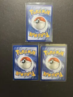 Charmander Squirtle & Bulbasaur Kanto Starters Pokemon GO Holo 3 Card Set LP - Image 2