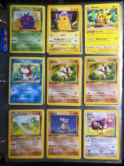 Old Pokemon Collection - 14 Pages + 252 Cards - 1999 To Modern - Image 1