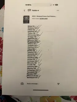 Listing For Funko-e Pokemon Card Lot - Image 1
