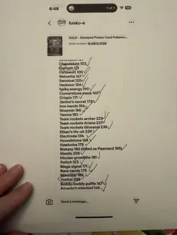 Listing For Funko-e Pokemon Card Lot - Image 2