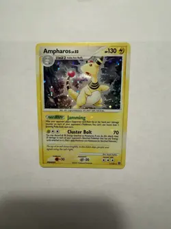 Pokemon TCG Ampharos Holo Rare Card 1/132 Secret Wonders - Image 1