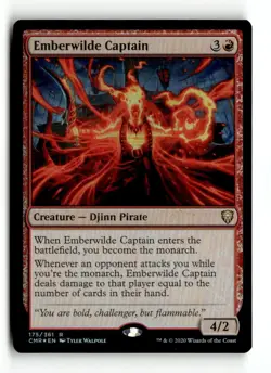 MTG | Emberwilde Captain | CMR | Foil | Moderately Played | English - Image 1