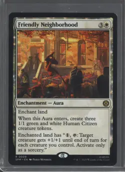 Friendly Neighborhood Magic the Gathering Spiderman Rare - Image 1