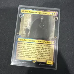 Grima, Saruman’s Footman 0464 Non-Foil NM Pack Fresh Showcase Scrolls - Image 1