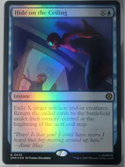Hide on the Ceiling (Foil) 0032 (R) MTG Marvel's Spider-Man (SPM) - Image 1