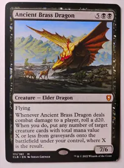 Ancient Brass Dragon, Commander Legends: Battle For Baldur's Gate, Mythic, LP - Image 1