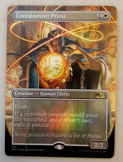 1x Containment Priest Showcase FOIL Core Set 2021 M21 MTG Magic the Gathering NM - Image 1