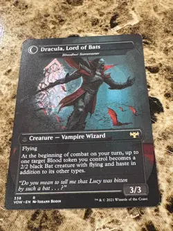 DRACULA, LORD OF BLOOD Magic MTG Innistrad Crimson Vow Borderless - Image 2