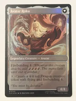 The Legend of Roku Mythic FOIL - MTG Avatar: The Last Airbender TLA - Image 2