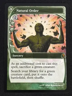 1x MTG Natural Order (Future Sight) - Mystery Booster 2 (MB2) #210 - Magic - Image 1