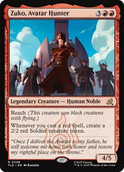 1x (TLE) Zuko, Avatar Hunter - Foil MTG Avatar: The Last Airbender Eternal NM Ma - Image 1