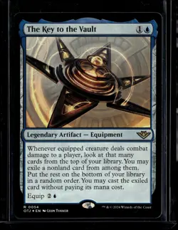 The Key To The Vault - 54 - Foil - OTJ - NM - MTG Magic the Gathering - Image 1