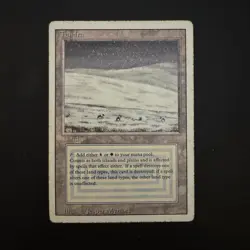 Magic the Gathering Tundra Dual Land Revised Heavily Played See Photos - Image 1