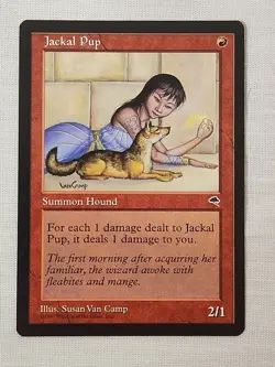 NM Jackal Pup Tempest Mtg Magic the Gathering - Image 1