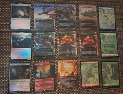 Lot of 15 FOIL - Various -MTG -The Lord of the Rings Tales of Middle Earth 2023 - Image 1