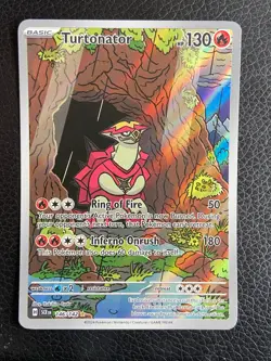 Turtonator - 146/142 Stellar Crown (Pokemon) Full Art Illustration Rare - Image 1
