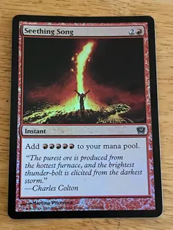 MTG: Seething Song: 9th Edition: Foil: Near Mint Condition - Image 1