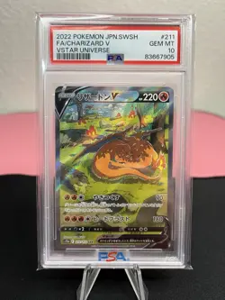 Charizard V 211/172 Pokemon S12a: Vstar Universe Holo (SAR) - PSA 10 - Image 1