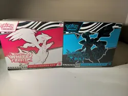 Pokemon Black Bolt and White Flare Elite Trainer Box ETB Set of 2 FACTORY SEALED - Image 1