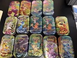 Pokemon Mini Tins Empty Lot - Image 1
