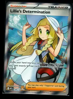 2025 Pokemon Mega Evolution Lillie's Determination Ultra Rare #169/132 NM - Image 1