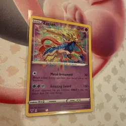 Pokemon TCG Zacian 082/185 Swsh04: Vivid Voltage Holo MINT/Near Mint - Image 1