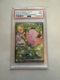 Pokemon: Lillie’s Clefairy EX 184/159 Journey Together PSA 9 - Image 1