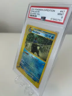 2002 Pokemon Expedition Feraligatr Reverse Foil PSA 9 #47 - Image 2
