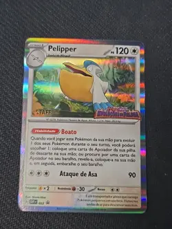 Pokemon TCG Pelipper Staff Promo Paldea Evolved Near Mint Portuguese - Image 1