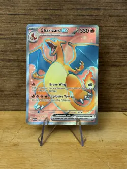 Charizard ex 183/165 - Scarlet Violet 151 Full Art Holo Pokemon TCG NM - Image 1