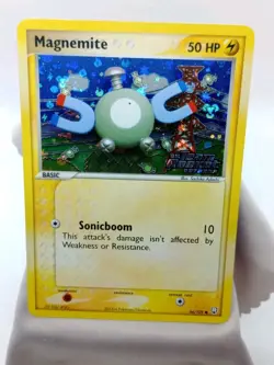 2004 Pokemon TCG EX Team Rocket Returns Magnemite #66/109 Reverse Holo Stamped - Image 1