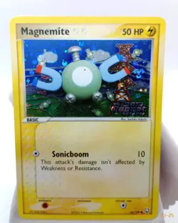 2004 Pokemon TCG EX Team Rocket Returns Magnemite #66/109 Reverse Holo Stamped - Image 2