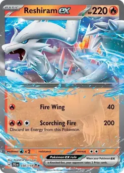 Reshiram EX 30/159 Pokemon TCG Journey Together Holo Ultra Rare NM - Image 1