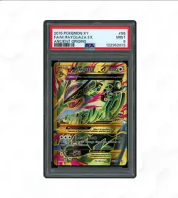 2015 Pokemon Xy Ancient Origins #98 Mega M Rayquaza Ex Ancient Origins PSA 9 - Image 1