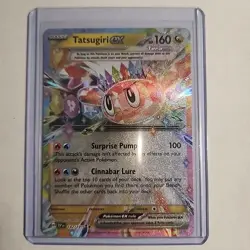 Pokemon TCG Tatsugiri EX 142/191 Double Rare Surging Sparks - Image 1