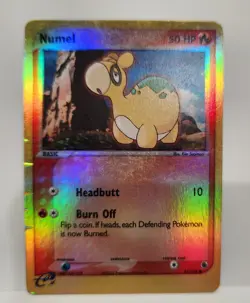 Pokemon TCG Numel EX Ruby and Sapphire 61/109 Reverse Holo Common LP - Image 1