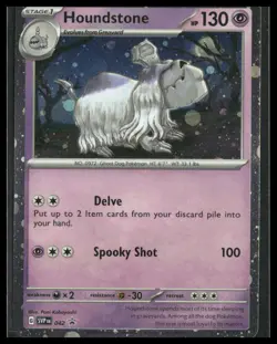 Houndstone (Cosmos Holo) #042 Blister Exclusives Pokemon NM - Image 1
