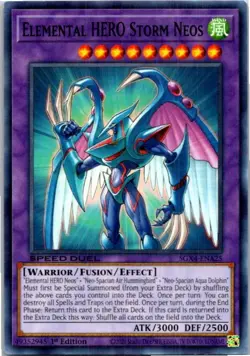 Elemental HERO Storm Neos #SGX4-ENA25 Yugioh Near Mint or Better 1st Edition - Image 1