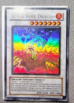 Black Rose Dragon Ghost Rare CSOC-EN039 Unlimited Ed. VLP - Image 1