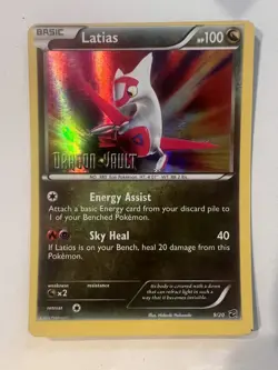 Latias 9/20 Holo Rare Dragon Vault 2012 Nintendo Pokemon Card LP - Image 1