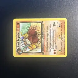 Dark Dugtrio 23/82 Team Rocket 1st Edition Pokemon Card Moderately Played - Image 2