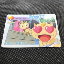 Meowth Pokemon card game Japan Anime Rare Pocket monster BANDAI F/S - Image 2