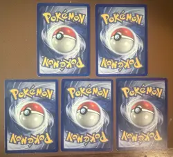 Lot of 5 Base Set Pokemon Cards Vintage Wotc - Image 2