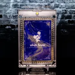 Kurumi Tokisaki Gengar Silver Metal Framed Card Jewel Encrusted Date a Live - Image 3