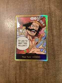 One Piece Gol.D.Roger GOLD DON!! Card (OP-13) English - Image 1