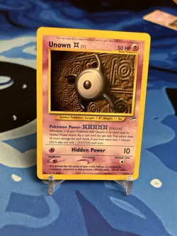 Unown X - 30/105 - Pokemon Neo Destiny Unlimited Rare Card WOTC MP - Image 1