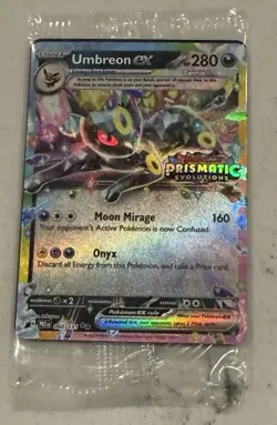 Pokemon TCG Umbreon ex Prismatic Evolutions Stamp Promo Card 060/131 - SEALED - Image 1