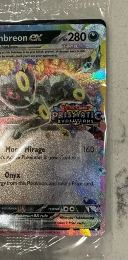 Pokemon TCG Umbreon ex Prismatic Evolutions Stamp Promo Card 060/131 - SEALED - Image 4